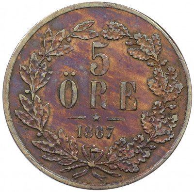 5 эре 1867 года Швеция