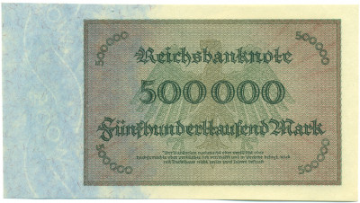 500000 марок 1923 года Германия