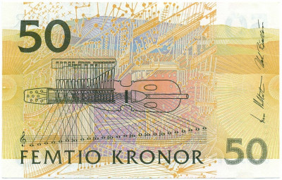50 крон 2000 года Швеция
