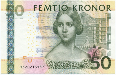50 крон 2011 года Швеция