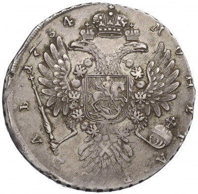 1 рубль 1734 года