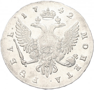 1 рубль 1742 года СПБ