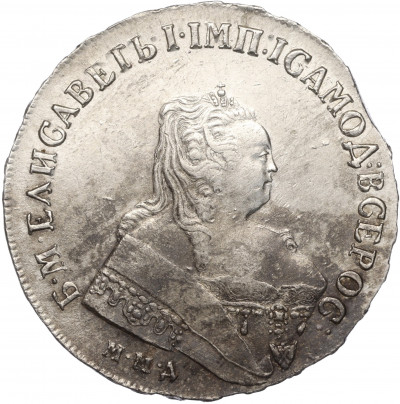 1 рубль 1750 года ММД