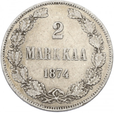 2 марки 1874 года Русская Финляндия