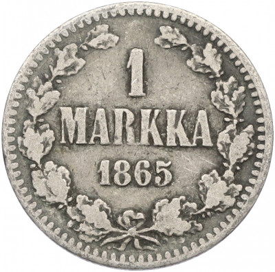 1 марка 1865 года Русская Финляндия