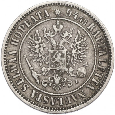 1 марка 1892 года Русская Финляндия
