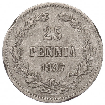 25 пенни 1897 года Русская Финляндия