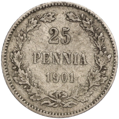 25 пенни 1901 года Русская Финляндия