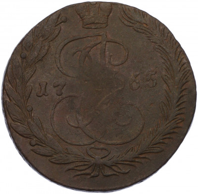 5 копеек 1765 года ЕМ