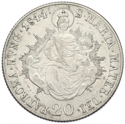 20 крейцеров 1844 года Венгрия