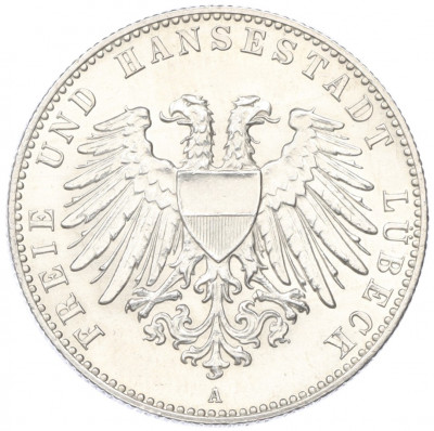 2 марки 1901 года Германия (Любек)