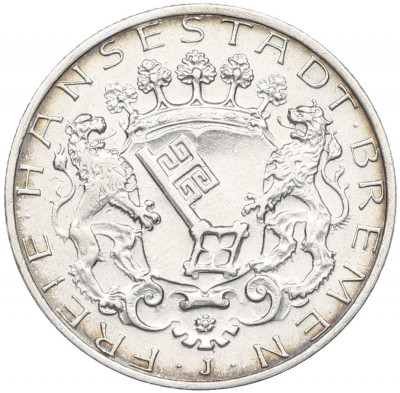 2 марки 1904 года J Германия (Бремен)
