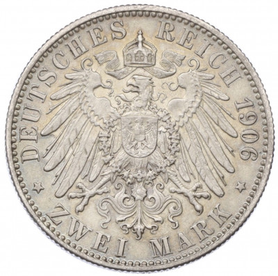 2 марки 1906 года Германия (Вюртемберг)