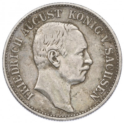 2 марки 1907 года E Саксония