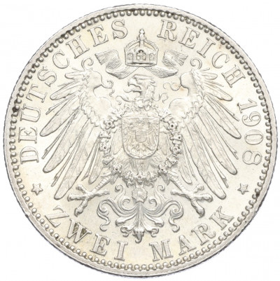 2 марки 1908 года Германия (Бавария)