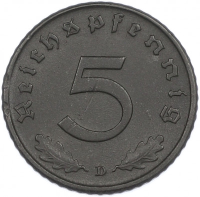 5 рейхспфеннигов 1947 года D Германия