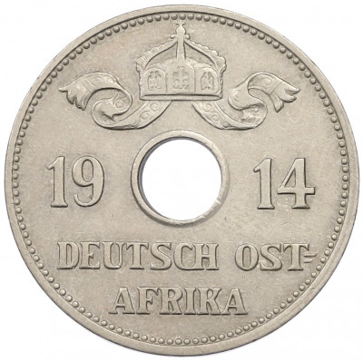10 геллеров 1914 года Германская Ост-Африка