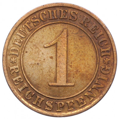 1 рейхспфенниг 1929 года A Германия