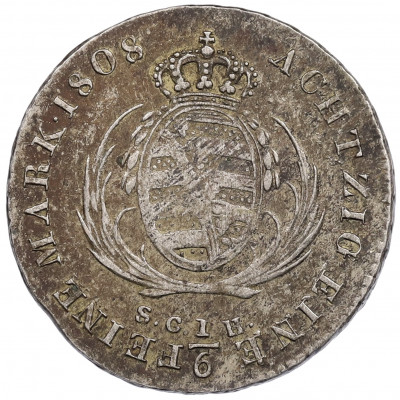 1/6 талера 1808 года Саксония