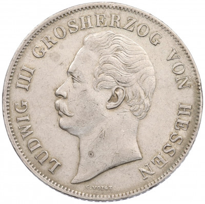 2 гульдена 1854 года Гессен-Дармштадт