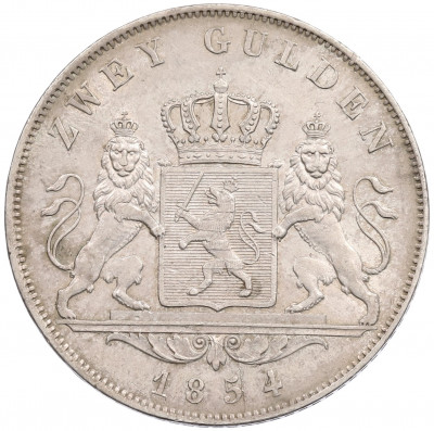 2 гульдена 1854 года Гессен-Дармштадт