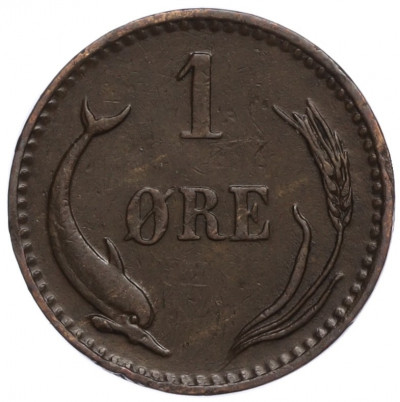 1 эре 1883 года Дания