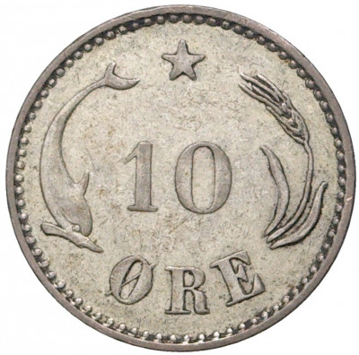 10 эре 1904 года Дания