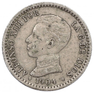 50 сентимо 1904 года Испания