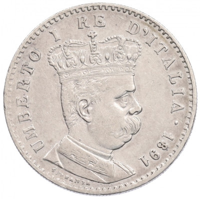 1 лира 1891 года Итальянская Эритрея