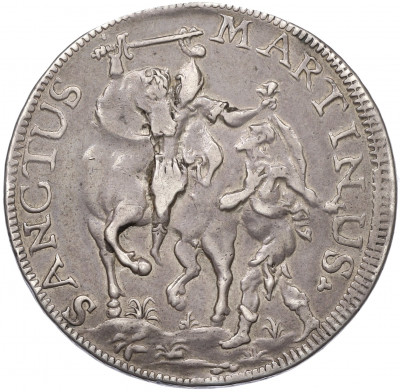 1 скудо 1743 года Лукка