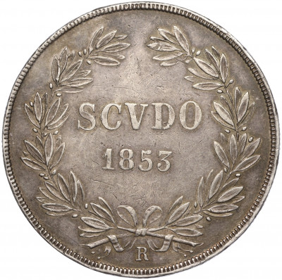 1 скудо 1853 года Папская область