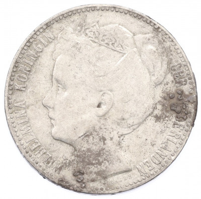 1 гульден 1907 года Нидерланды
