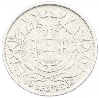 10 сентаво 1915 года Португалия