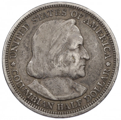 1/2 доллара (50 центов) 1893 года США «Колумбийская выставка в Чикаго»