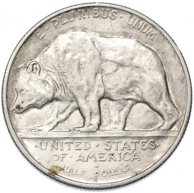 1/2 доллара (50 центов) 1925 года S США «75 лет штату Калифорния»