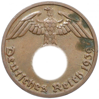 1 рейхспфенниг 1939 года E Германия