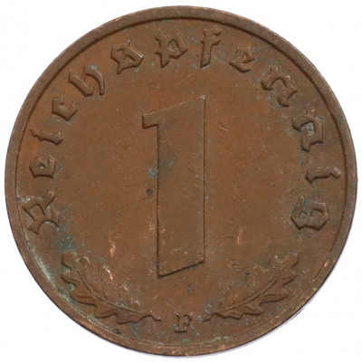 1 рейхспфенниг 1939 года F Германия