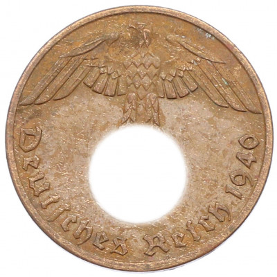 1 рейхспфенниг 1940 года A Германия