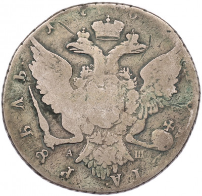 1 рубль 1766-1768 года СПБ ТI АШ