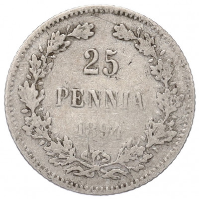 25 пенни 1894 года Русская Финляндия