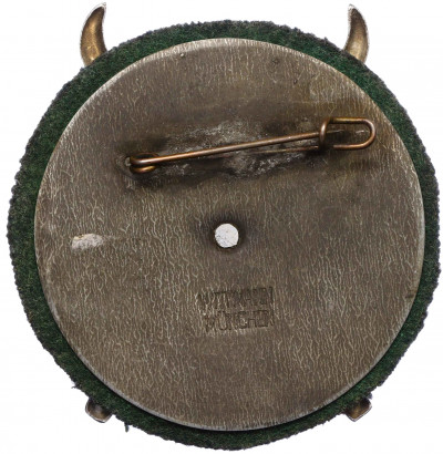Знак 1934 года Германия «Горные лыжники — Гитлерюгенд»