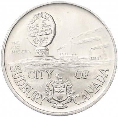 Жетон «Город Садбери — The Big Nickel» Канада