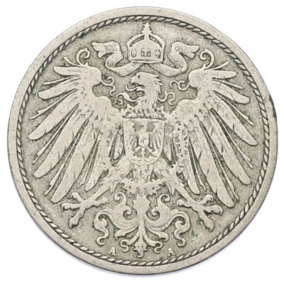10 пфеннигов 1902 года A Германия