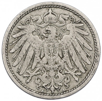 10 пфеннигов 1904 года A Германия