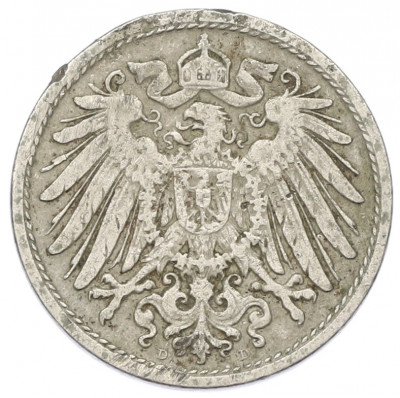 10 пфеннигов 1907 года D Германия