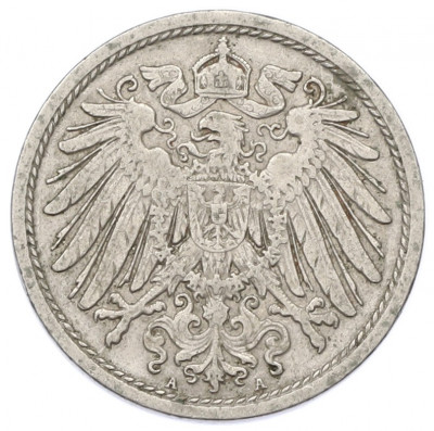 10 пфеннигов 1908 года A Германия