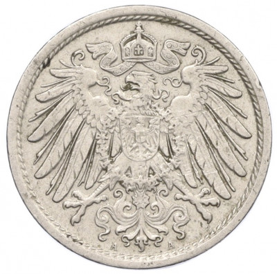10 пфеннигов 1911 года A Германия
