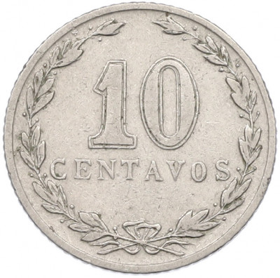 10 сентаво 1939 года Аргентина