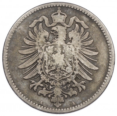 1 марка 1876 года A Германия