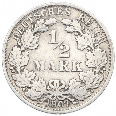 1/2 марки 1907 года A Германия